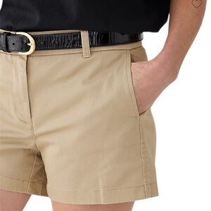 A.N.A. Tan Cotton Twill Chino Shorts